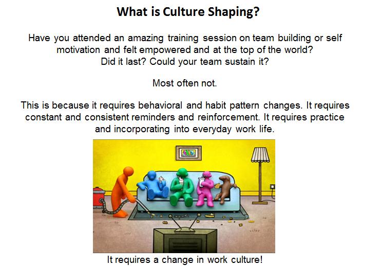 Culture Shaping 9
